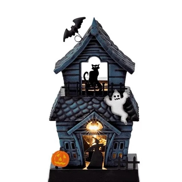 👻 SCENTSY Haunting Good Time Wax Candle Warmer Halloween Ghost Pumpkin Spooky - Picture 2 of 6